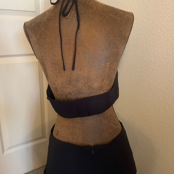 Pink Halter Backless Sundress for Wedding Guest - Picture 3 of 3